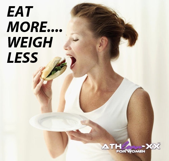 EAT MORE.... WEIGH LESS