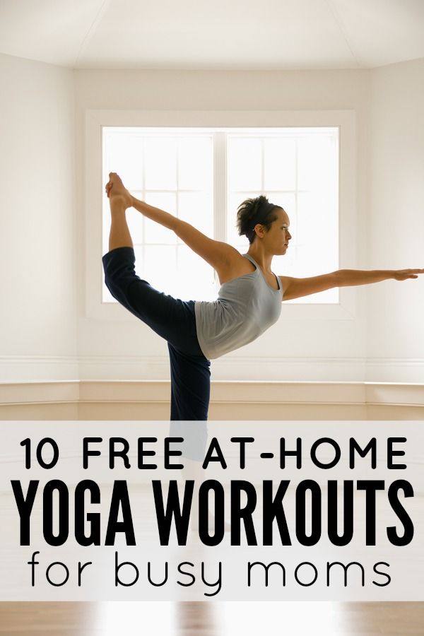 10 free at-home yoga workouts for busy moms