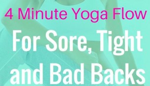 4 Minute Yoga Flow For A Bad Low Back