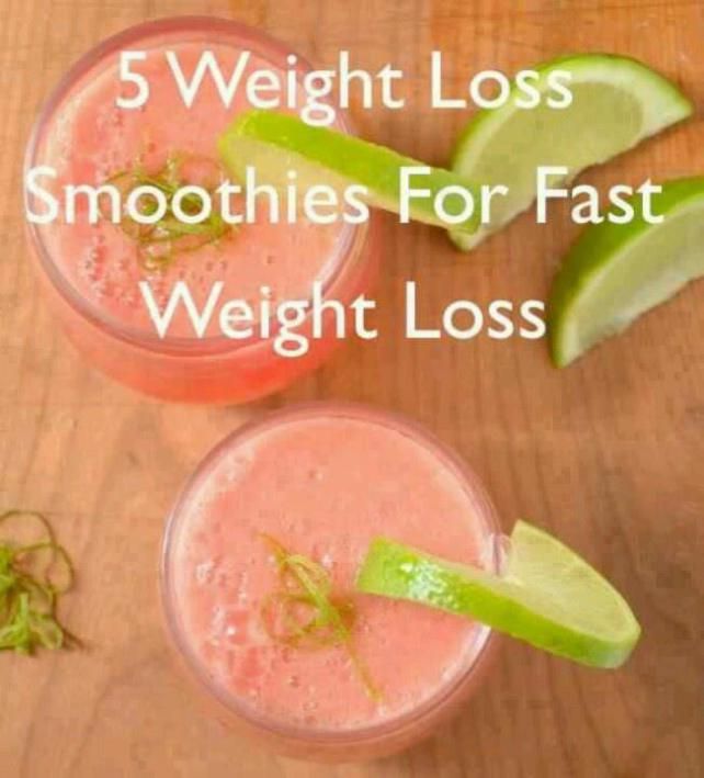 5 Weight Loss Smoothies for fast weight loss