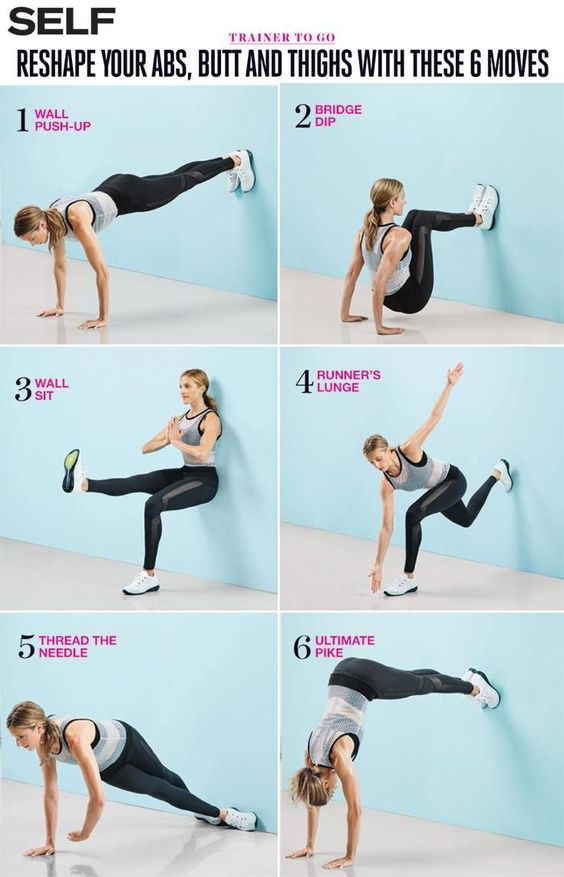  6 Moves That'll Work Your Abs, Butt, and Thighs in the Best Way 