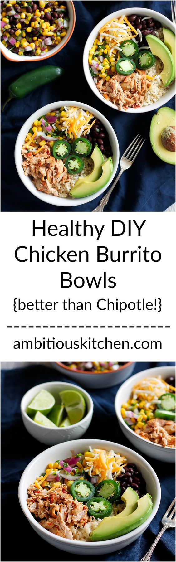 Cheap & Healthy Meal Prep Idea Better Than Chipotle DIY Chicken Burrito Bowls
