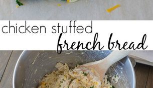 Chicken Stuffed French Bread