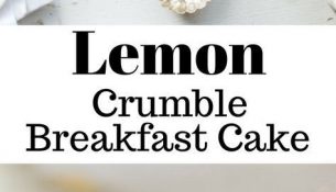 Lemon Crumble Breakfast Cake