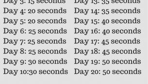 Lose Weight with the 30 Day Plank Fat Burning Challenge