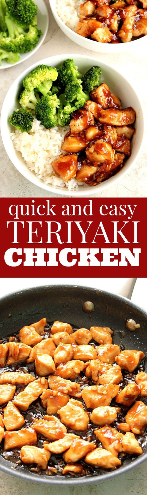 Quick Teriyaki Chicken Rice Bowls