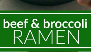Skillet Beef and Broccoli Ramen