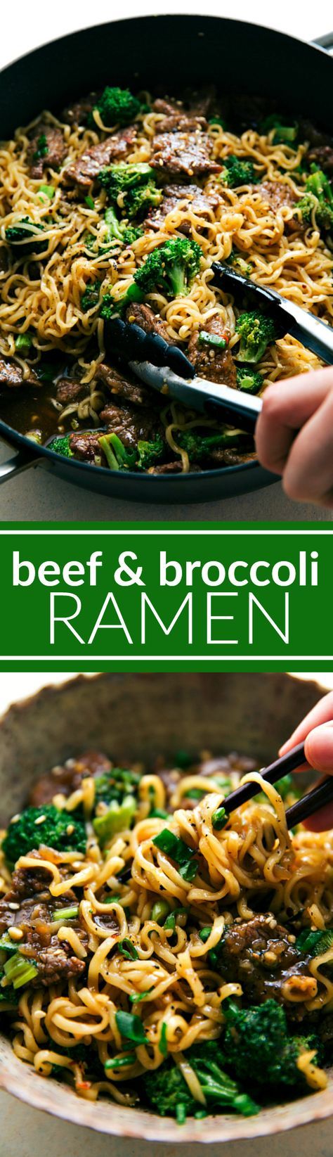 Skillet Beef and Broccoli Ramen
