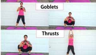 At Home Kettlebell Butt & Thigh Blaster Free Workout