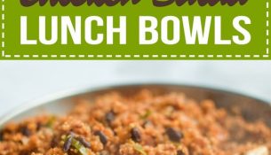 Mexican Quinoa Chicken Salad Lunch Bowls