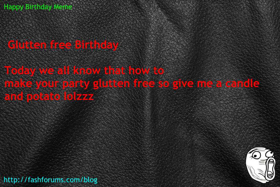 Happy birthday fat free meme
