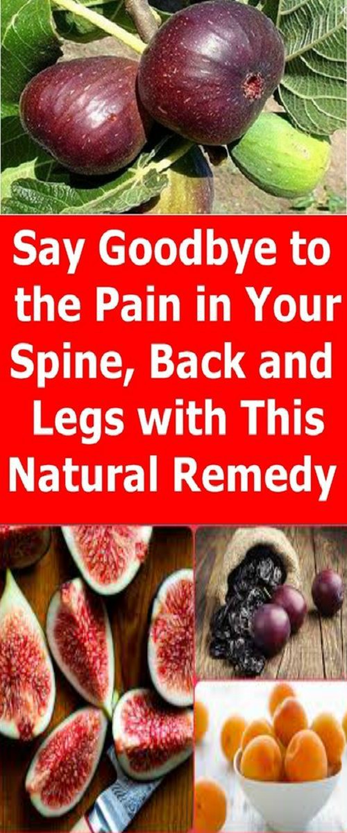 SAY GOODBYE TO THE PAIN IN YOUR SPINE, BACK AND LEGS WITH THIS NATURAL REMEDY
