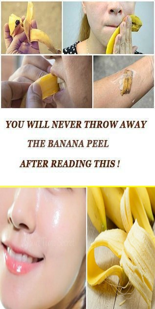 Banana Peel Remedies For Beautiful Face And Skin