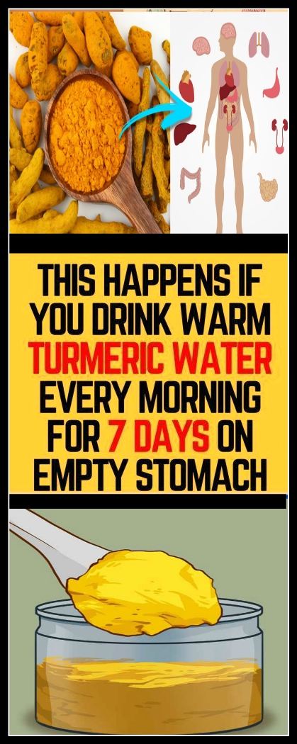 WHAT HAPPENS IF YOU DRINK WARM TURMERIC WATER EVERY MORNING FOR 7 DAYS ON EMPTY STOMACH