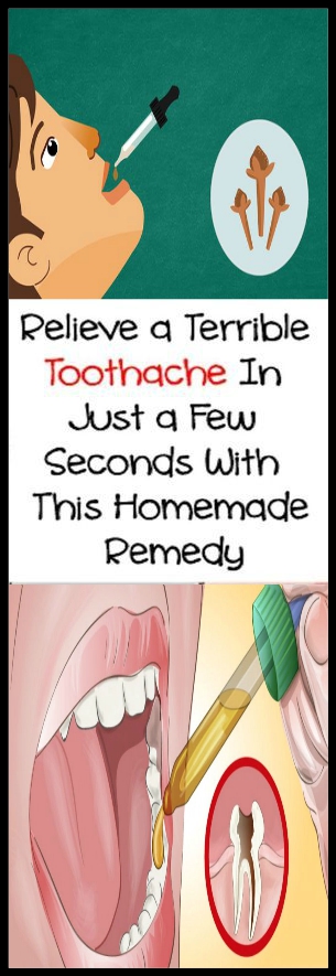 Relieve a Terrible Toothache In Just a Few Seconds With This Homemade Remedy! - Copy