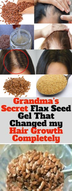 Grandma’s Secret Flax Seed Gel That Changed My Hair Growth Completely