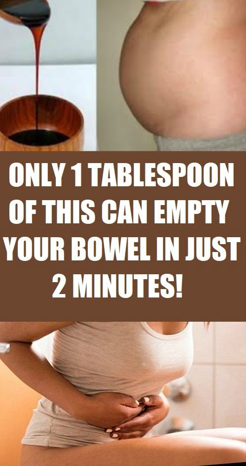 Only 1 Tablespoon Of This Mixture Can Empty Your Bowel In Just 2 Minutes!