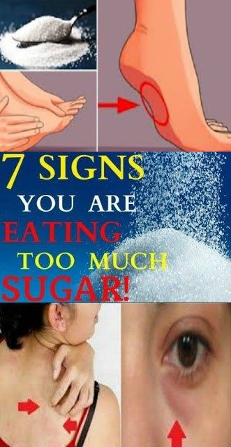 7 SIGNS YOU ARE EATING TOO MUCH SUGAR & YOU MUST STOP THE INTAKE IMMEDIATELY