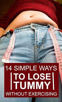 14 Simple Ways To Lose Tummy Without Exercising