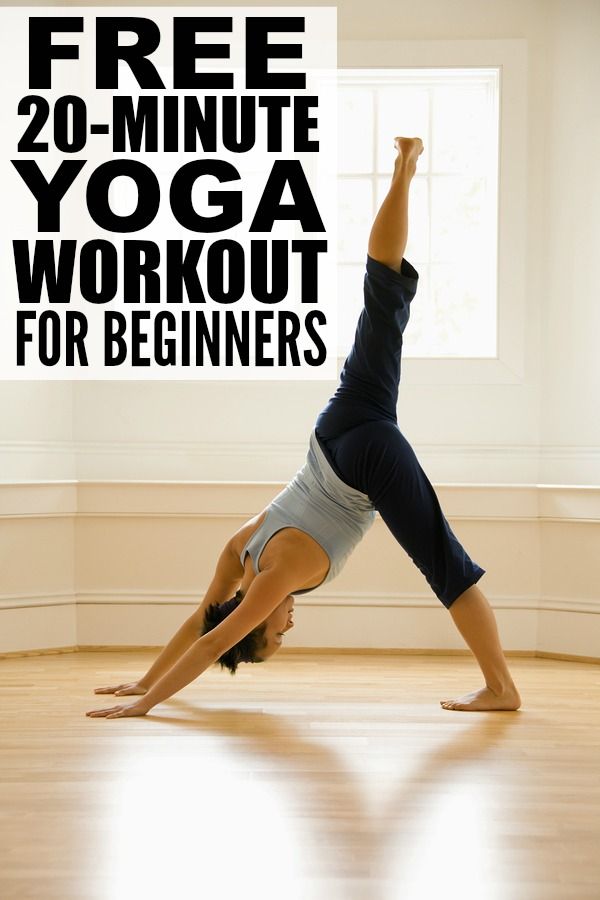 20-minute yoga workout for complete beginners