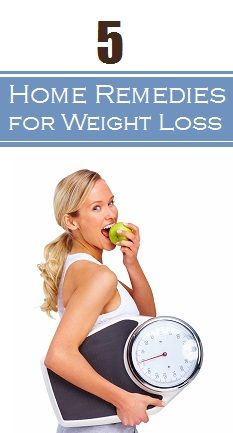 5 Home Remedies for Weight Loss