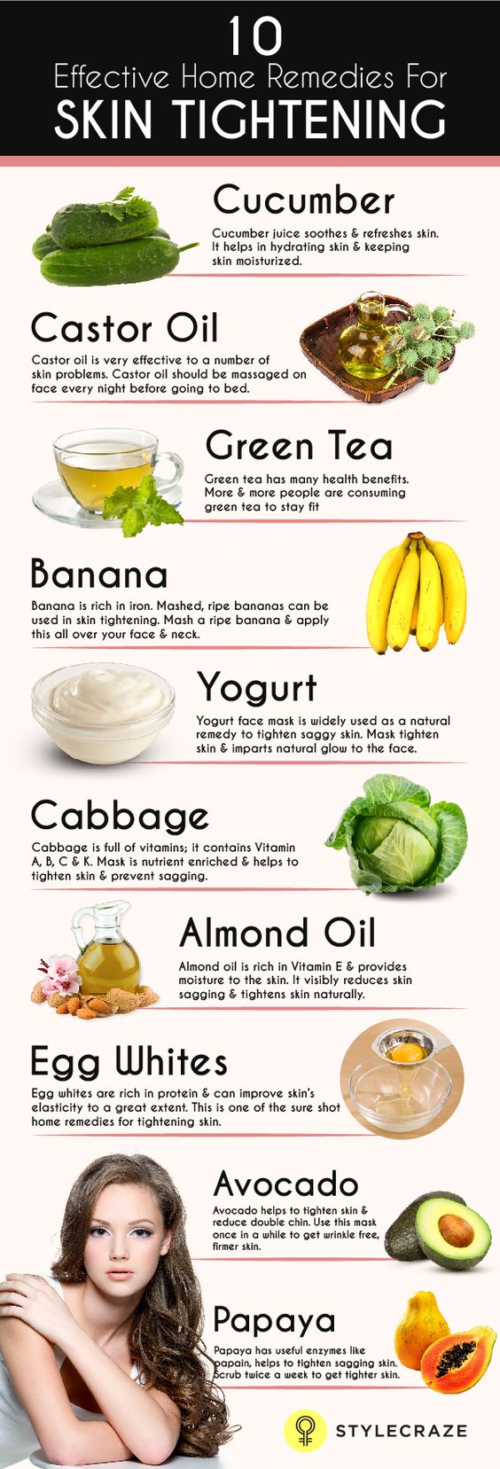 23 Effective Home Remedies For Skin Tightening
