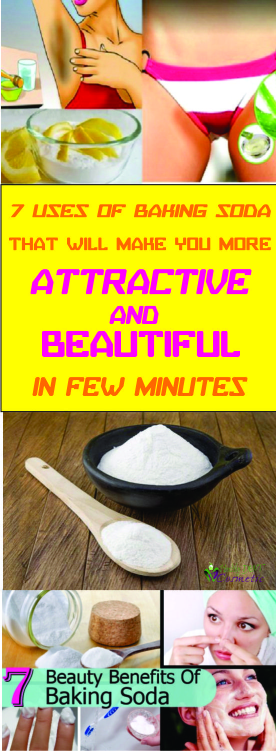 7 USES OF BAKING SODA THAT WILL MAKE YOU MORE ATTRACTIVE AND BEAUTIFUL IN FEW MINUTES