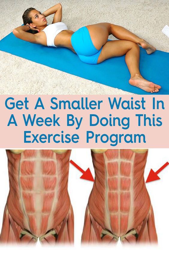 Get A Smaller Waist In Just One Week With This Incredible Exercise Program