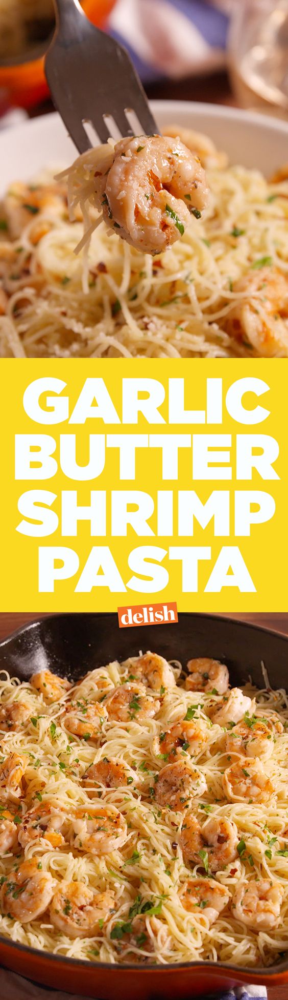 Garlic Butter Shrimp Pasta