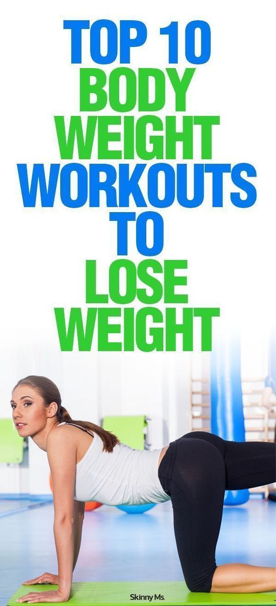 Top 10 Body Weight Workouts to Lose Weight