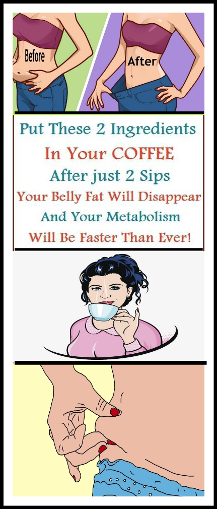 PUT THESE 2 INGREDIENTS IN YOUR COFFEE AFTER JUST 2 SIPS YOUR BELLY FAT WILL DISAPPEAR