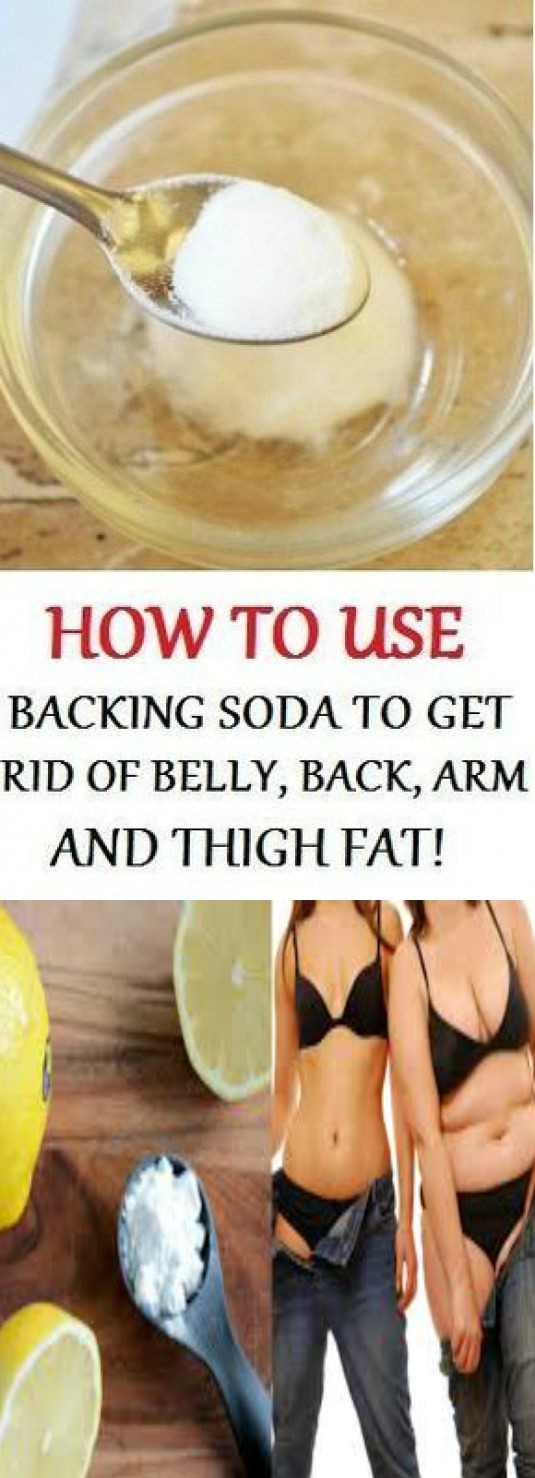 HOW TO USE BACKING SODA TO GET RID OF BELLY BACK ARM AND THIGH FAT! -