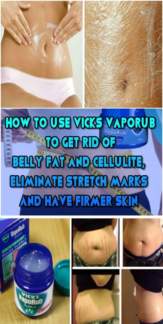 Vicks’ VapoRub can help you reduce your belly fat and get the figure you want