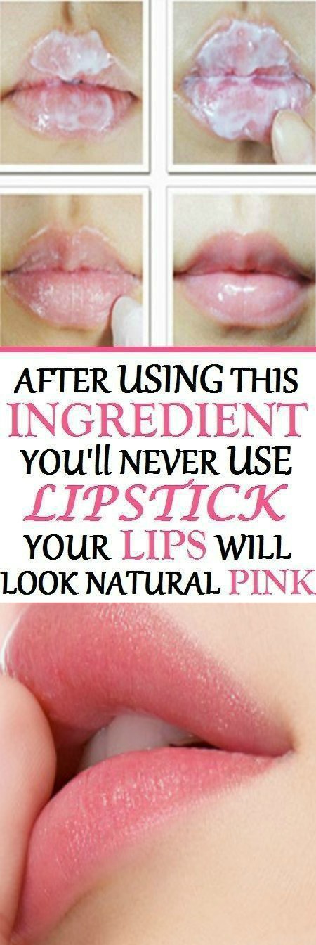 Your lips Will Look Naturally Pink