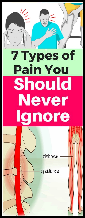 Here 7 Types Of Pain You Should Never Ignore!!!