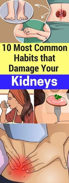 10 Most Common Habits That Damage Your Kidneys