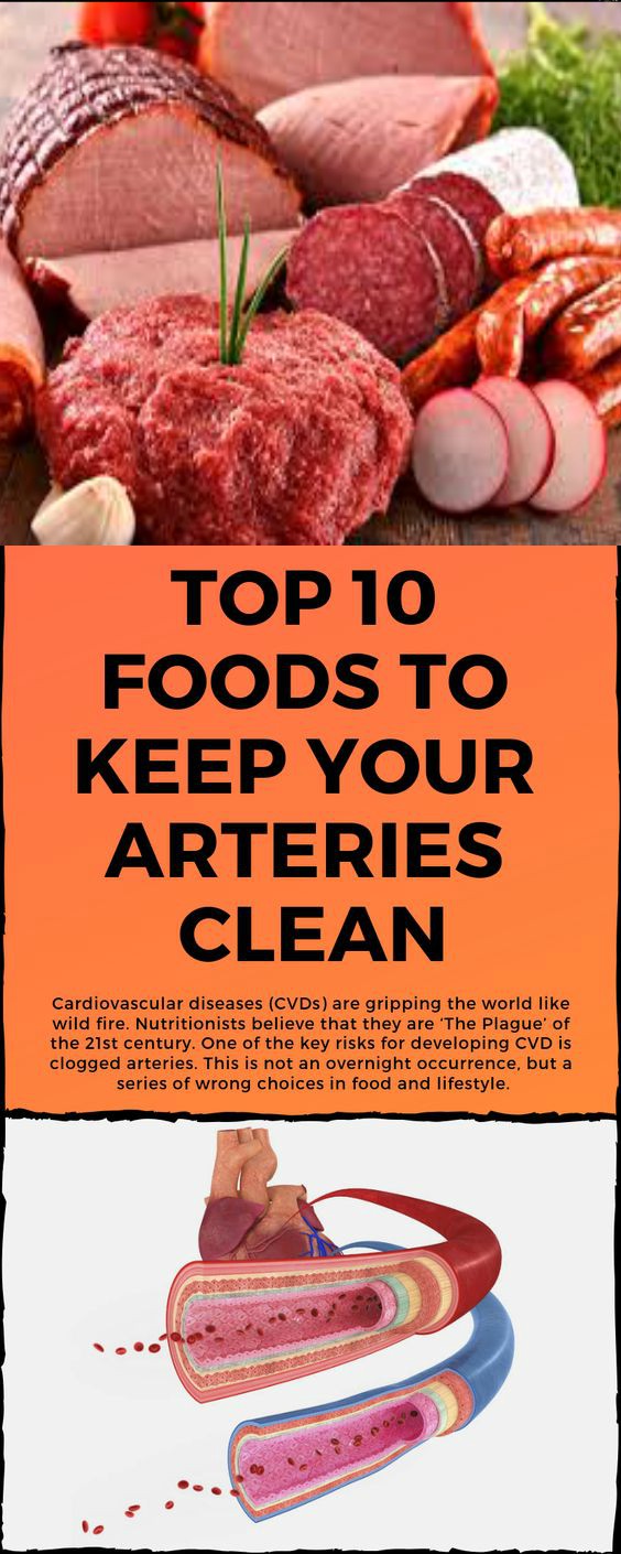 Top 10 Foods To Keep Your Arteries Clean