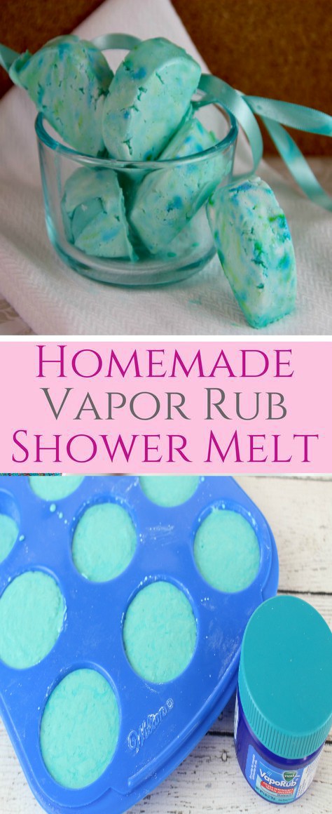 Homemade Vapor Rub Shower Melts
