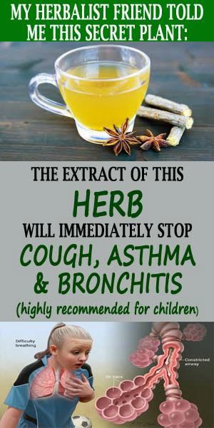 Natural Remedy For Cough, Bronchitis & Asthma