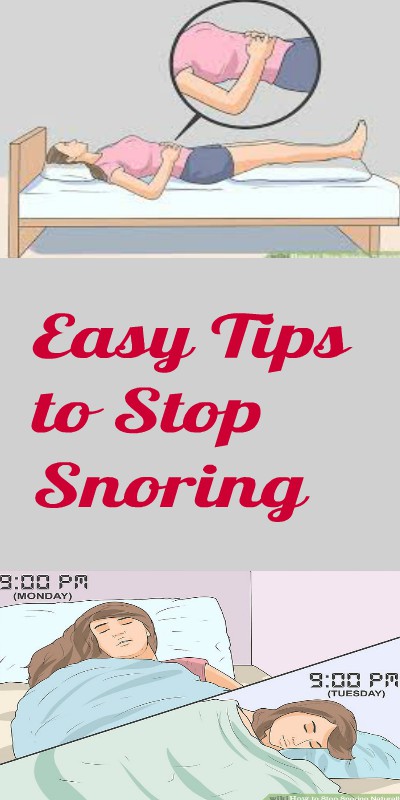 Easy Tips to Stop Snoring